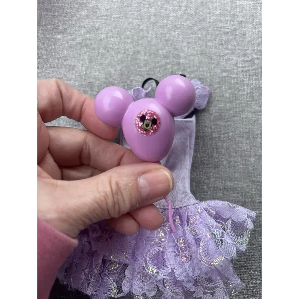 Barbie Doll 80's 90's DISNEY FASHIONS Mickey Minnie PURPLE DRESS Balloon